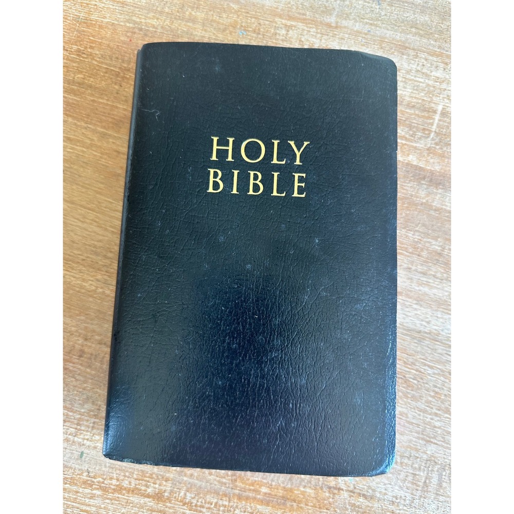 Zondervan NIV Holy Bible Black Bonded Leather‎ Gold Gilt Edges ISBN 0310926165